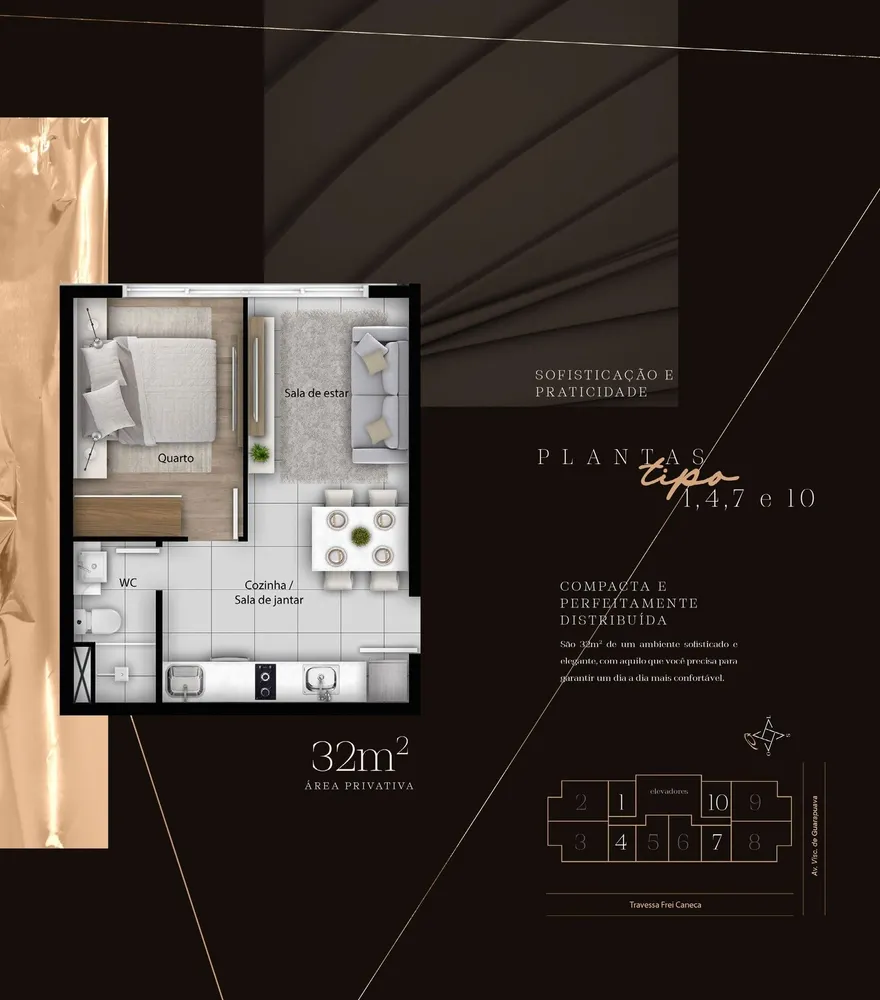 Apartamento, 2 quartos, 66 m² - Foto 9