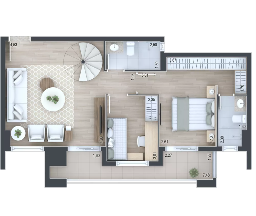 Apartamento, 3 quartos, 78 m² - Foto 1