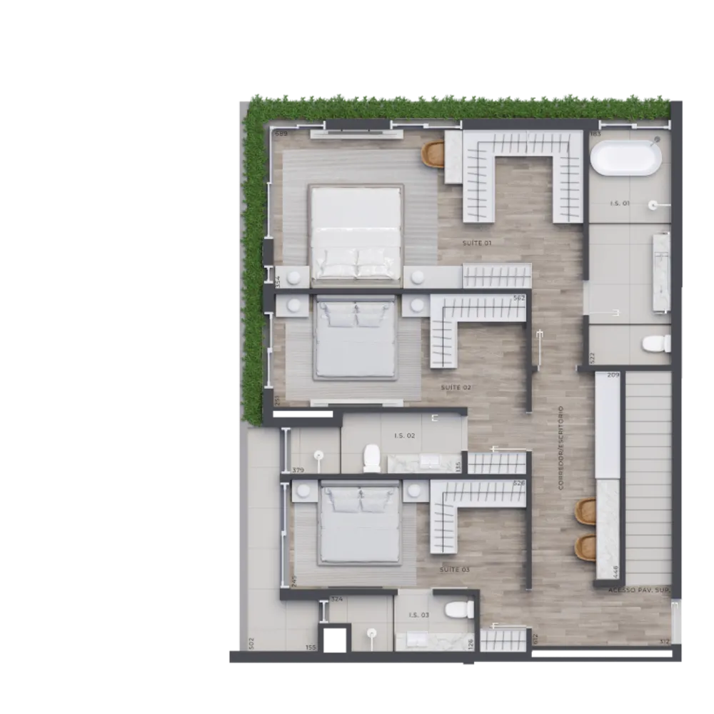 Cobertura, 3 quartos, 225 m² - Foto 11