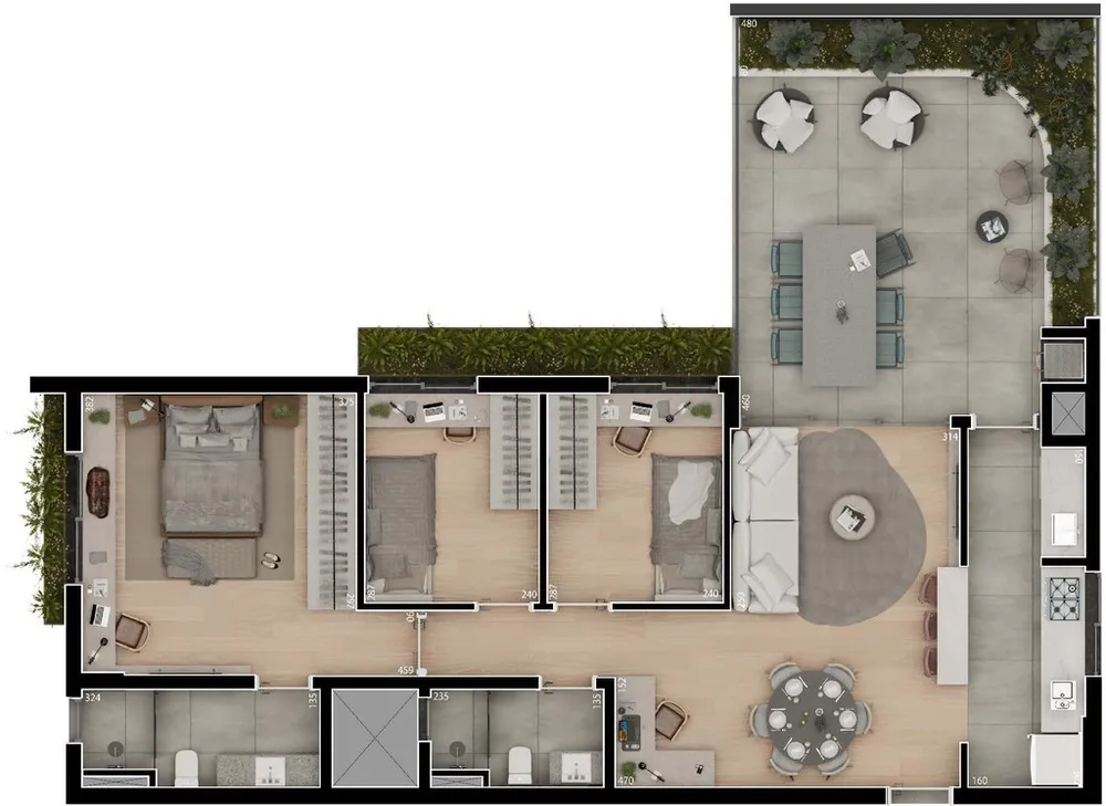 Apartamento, 3 quartos, 104 m² - Foto 11