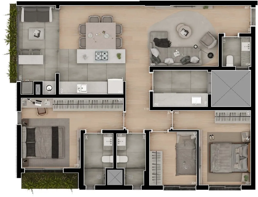 Apartamento, 3 quartos, 104 m² - Foto 10