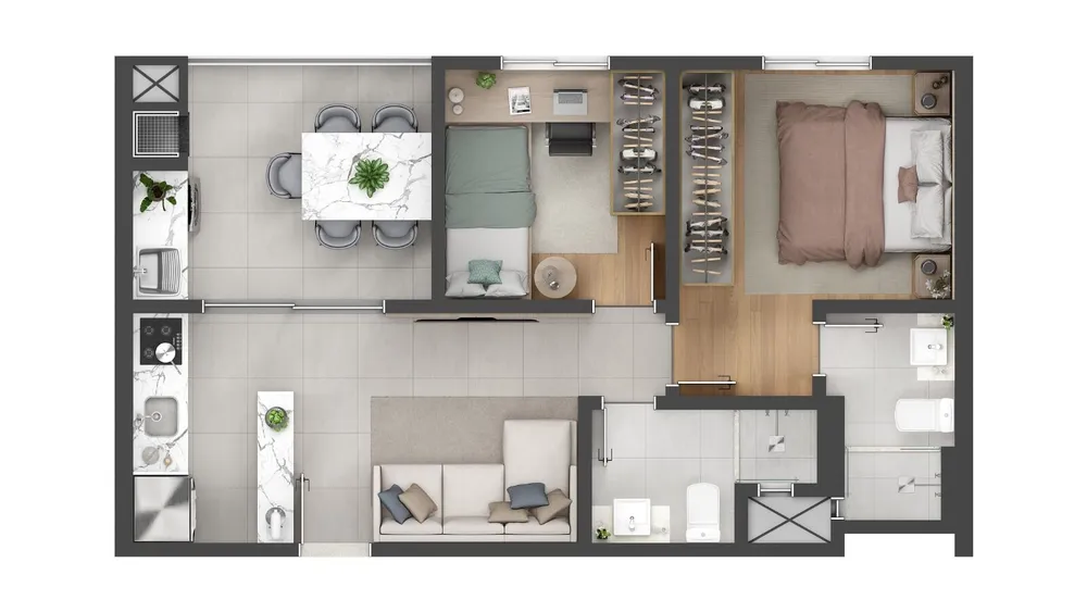 Apartamento, 2 quartos, 49 m² - Foto 12
