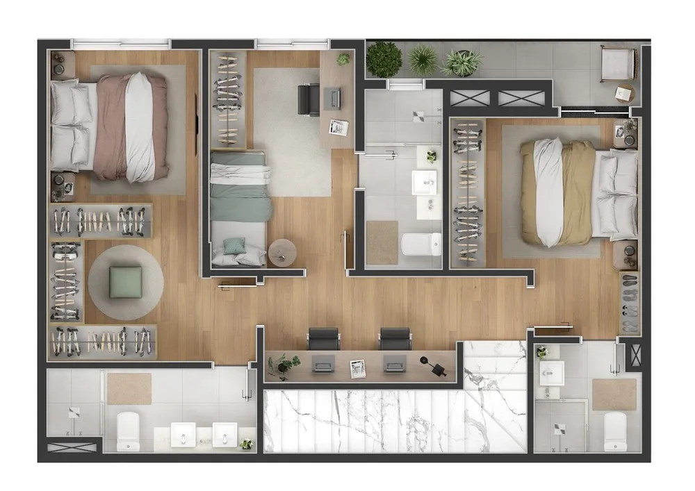 Apartamento, 2 quartos, 67 m² - Foto 16