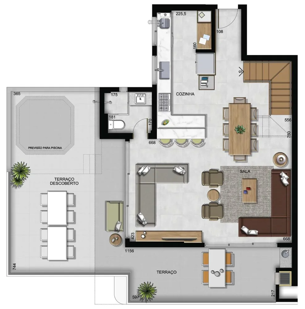 Cobertura, 3 quartos, 196 m² - Foto 11