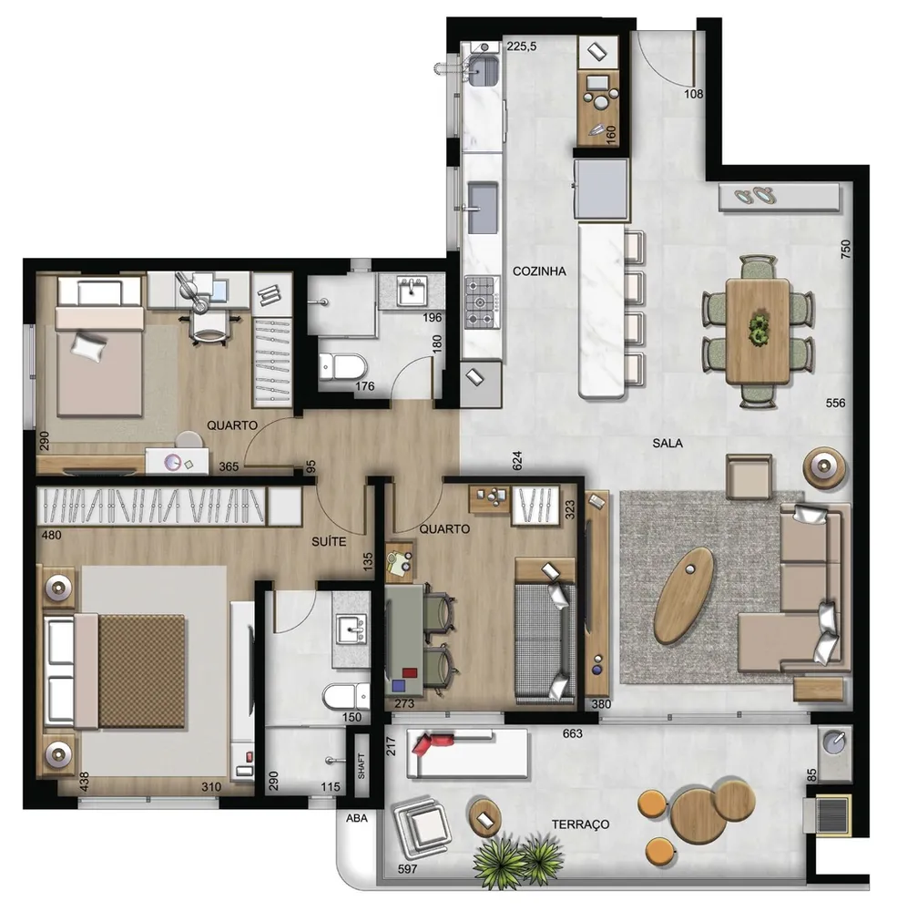Cobertura, 3 quartos, 196 m² - Foto 10