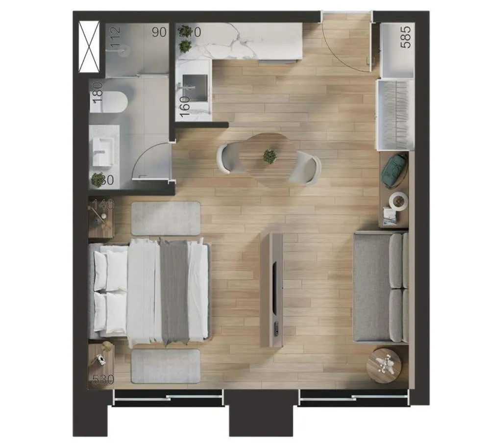 Apartamento, 2 quartos, 164 m² - Foto 12