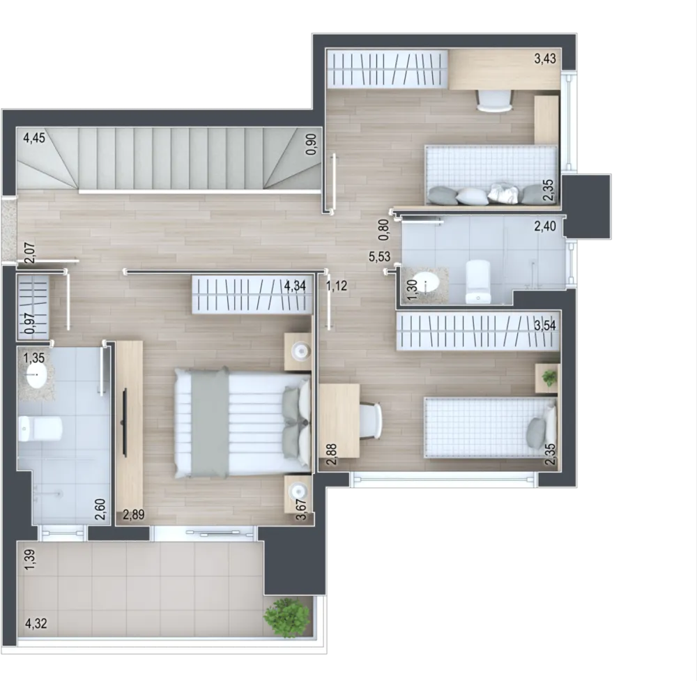 Apartamento, 3 quartos, 124 m² - Foto 13