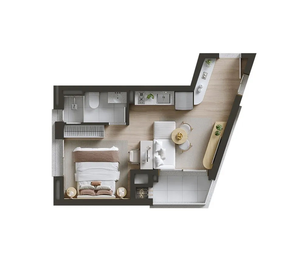 Apartamento, 1 quarto, 59 m² - Foto 12