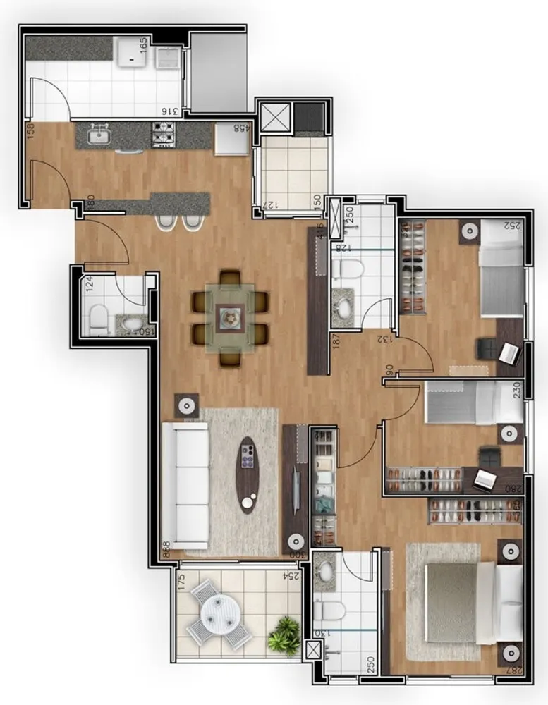 Apartamento, 3 quartos, 98 m² - Foto 14