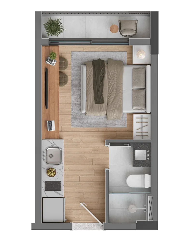Apartamento, 2 quartos, 51 m² - Foto 11