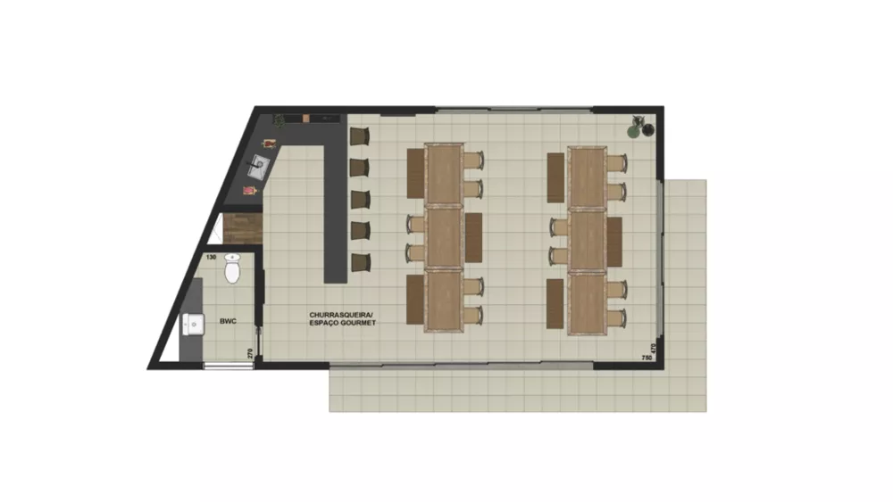 Apartamento, 2 quartos, 48 m² - Foto 3