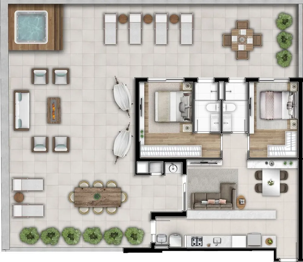 Apartamento, 2 quartos, 135 m² - Foto 11