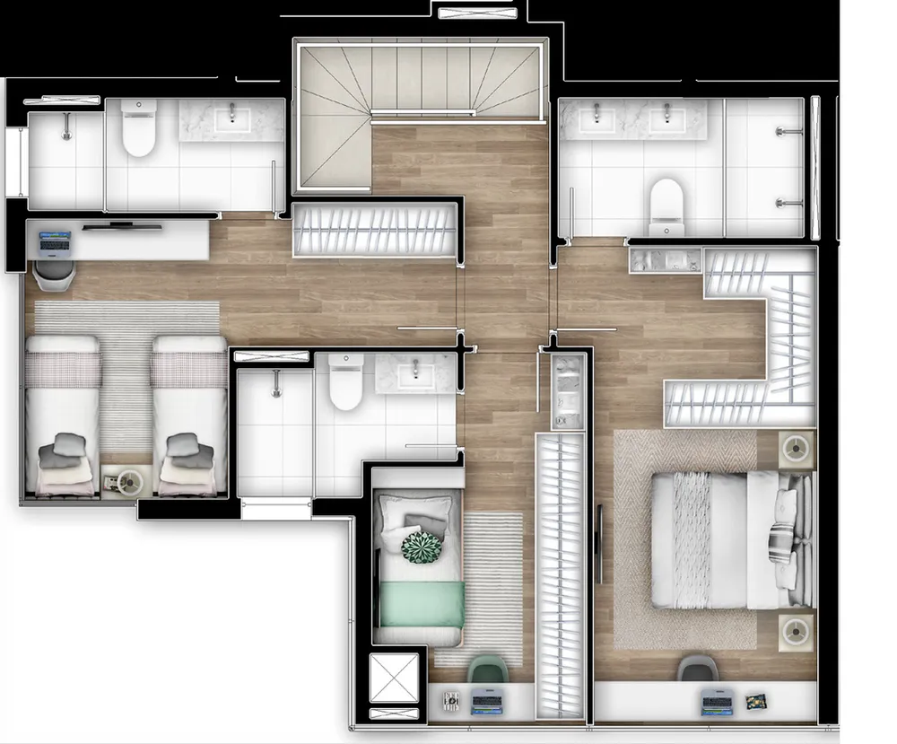 Apartamento, 2 quartos, 135 m² - Foto 8