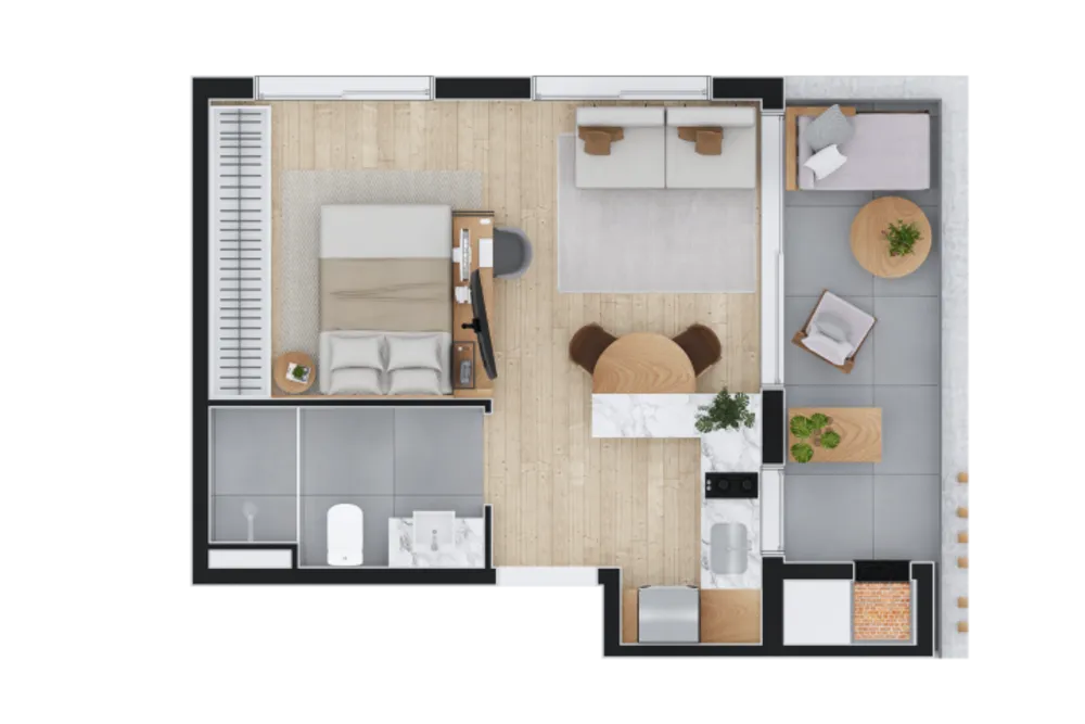 Apartamento, 1 quarto, 52 m² - Foto 13