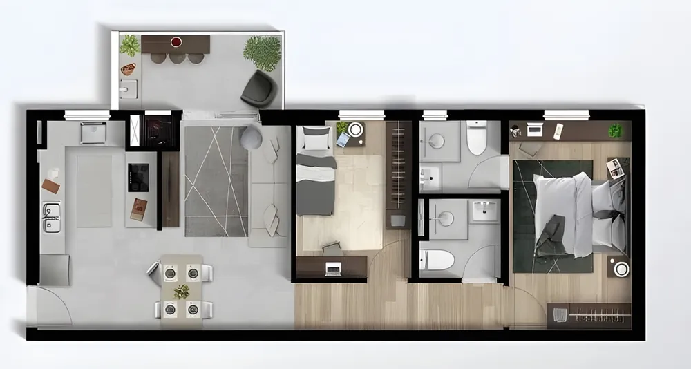 Apartamento, 3 quartos, 120 m² - Foto 8