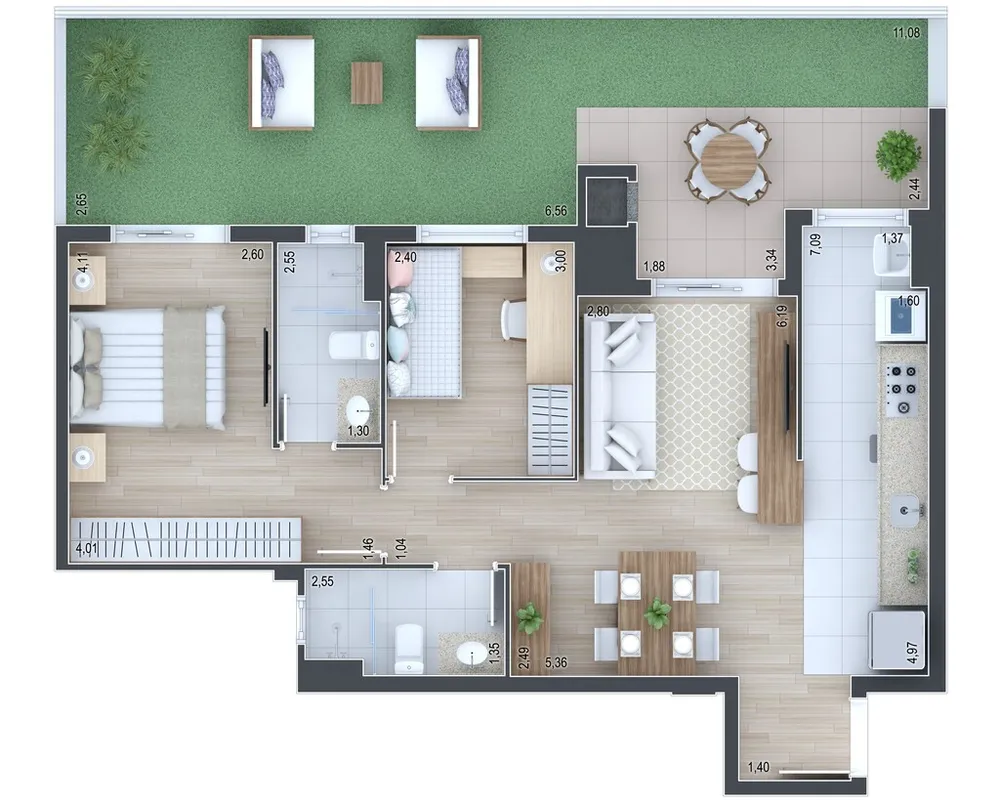 Apartamento, 3 quartos, 98 m² - Foto 20