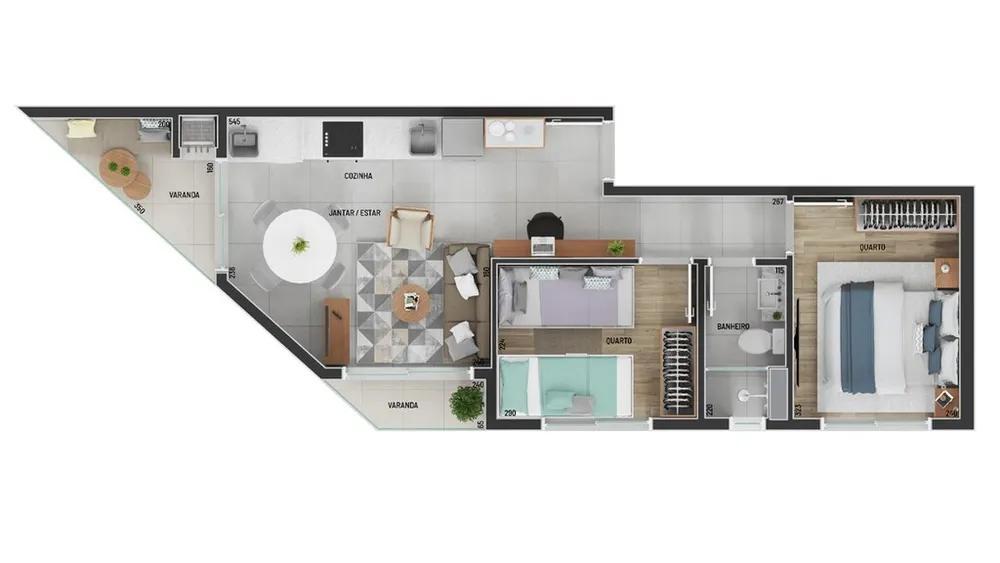 Apartamento, 2 quartos, 49 m² - Foto 15