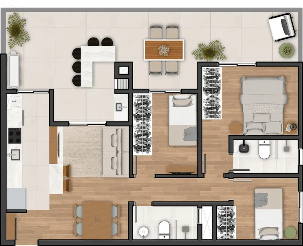 Apartamento, 2 quartos, 102 m² - Foto 11
