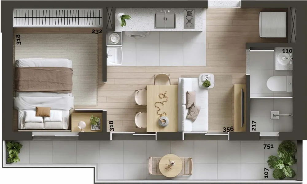 Apartamento, 2 quartos, 44 m² - Foto 13