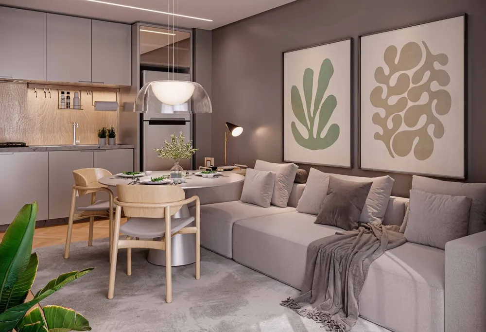 Apartamento, 2 quartos, 52 m² - Foto 2