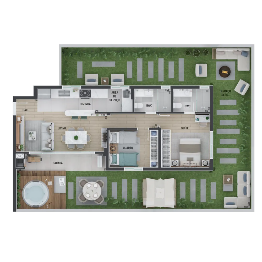 Apartamento, 2 quartos, 156 m² - Foto 16