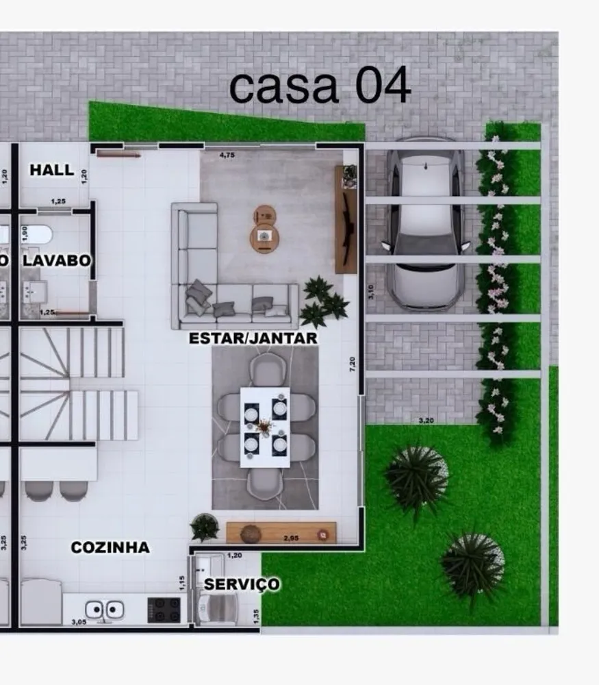 Casa de Condomínio, 4 quartos - Foto 5