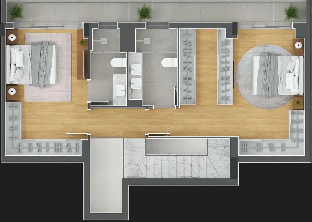 Cobertura, 2 quartos, 166 m² - Foto 6