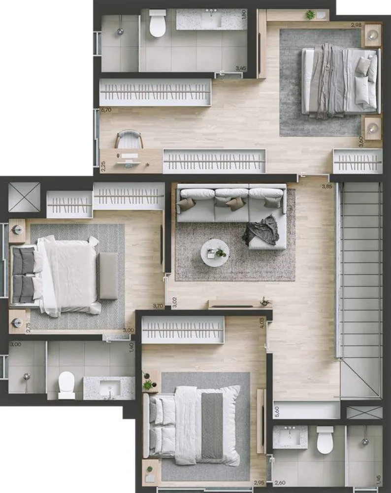 Apartamento, 3 quartos, 174 m² - Foto 16