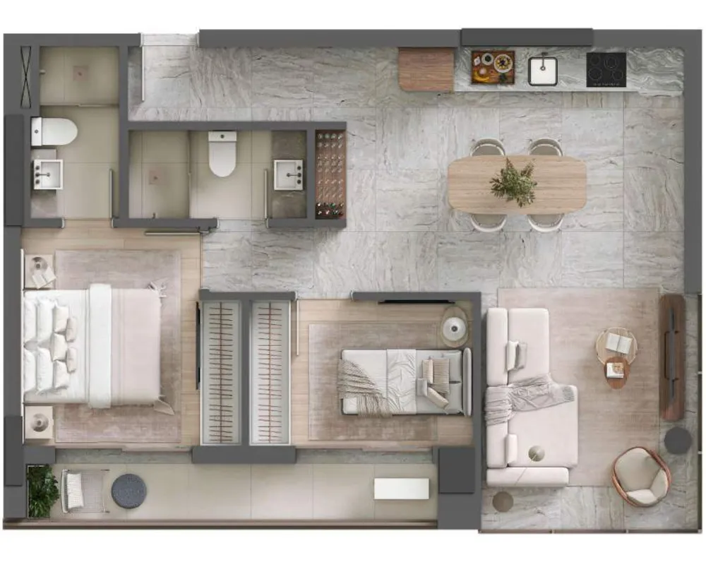 Apartamento, 1 quarto, 44 m² - Foto 10