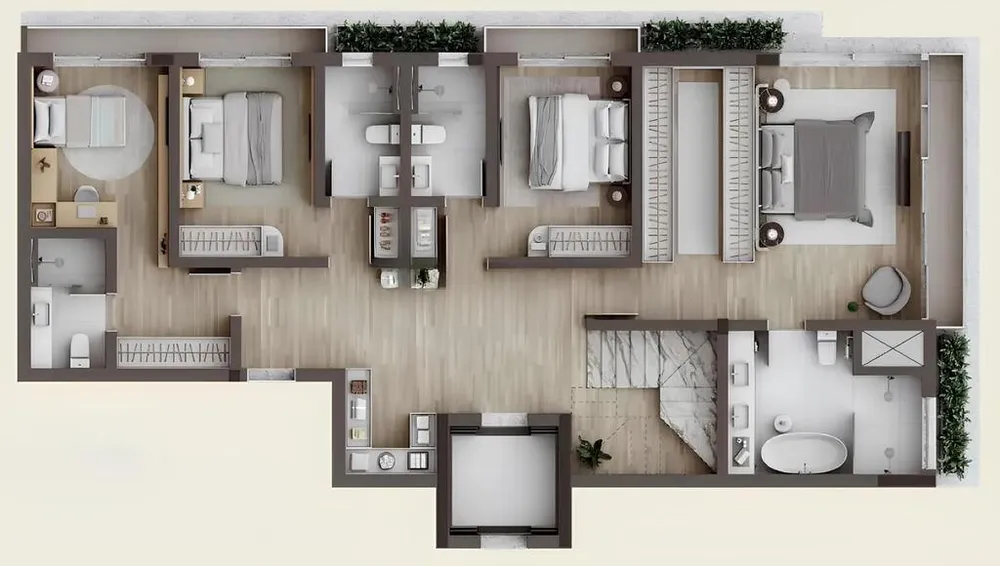 Cobertura, 4 quartos, 202 m² - Foto 16