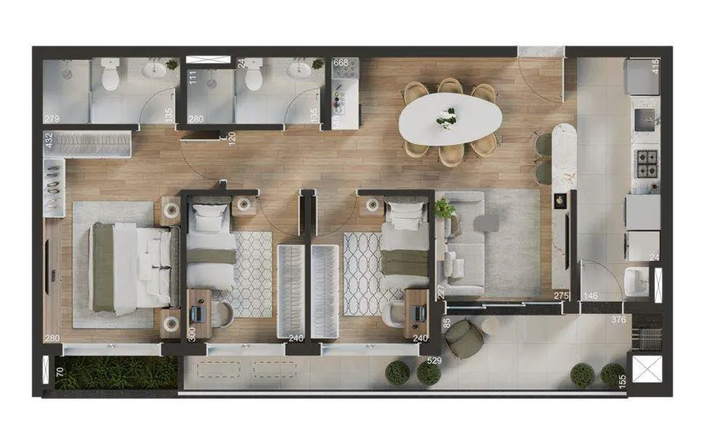 Apartamento, 3 quartos, 161 m² - Foto 13