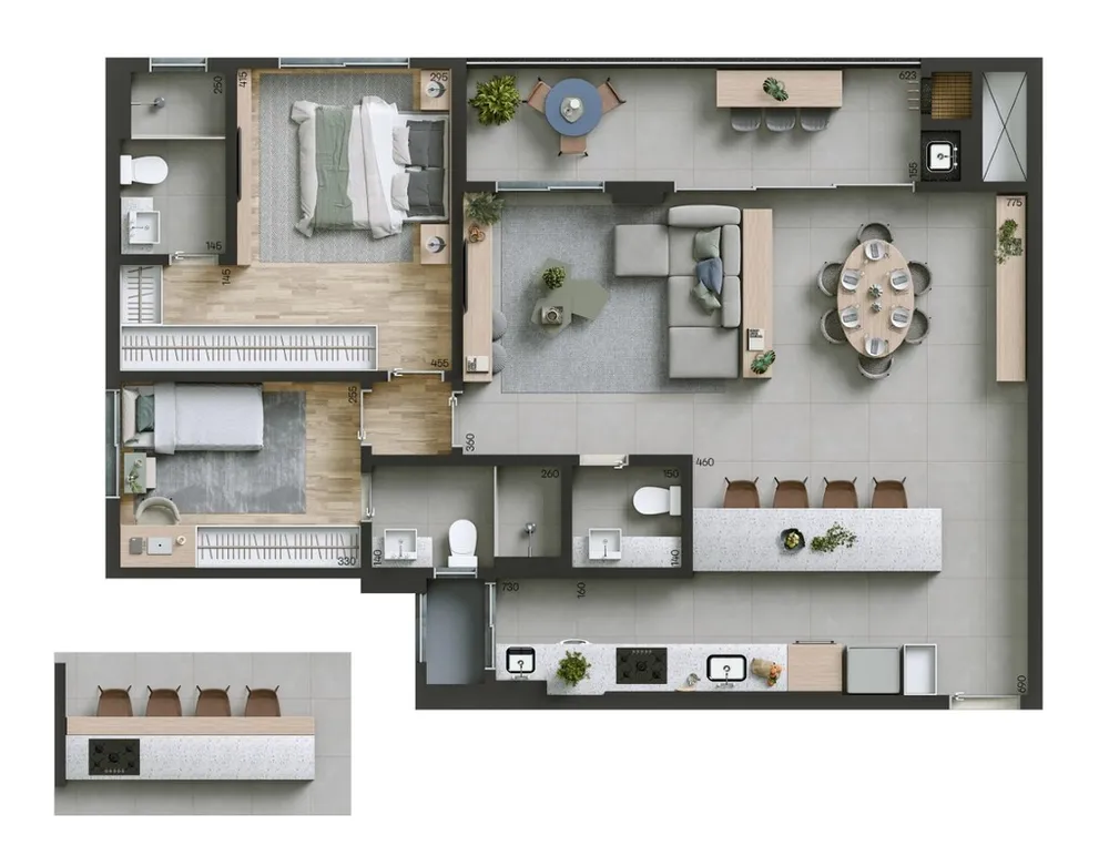 Apartamento, 2 quartos, 82 m² - Foto 10