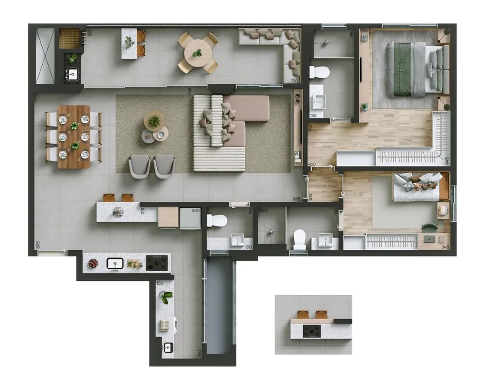 Apartamento, 2 quartos, 82 m² - Foto 5