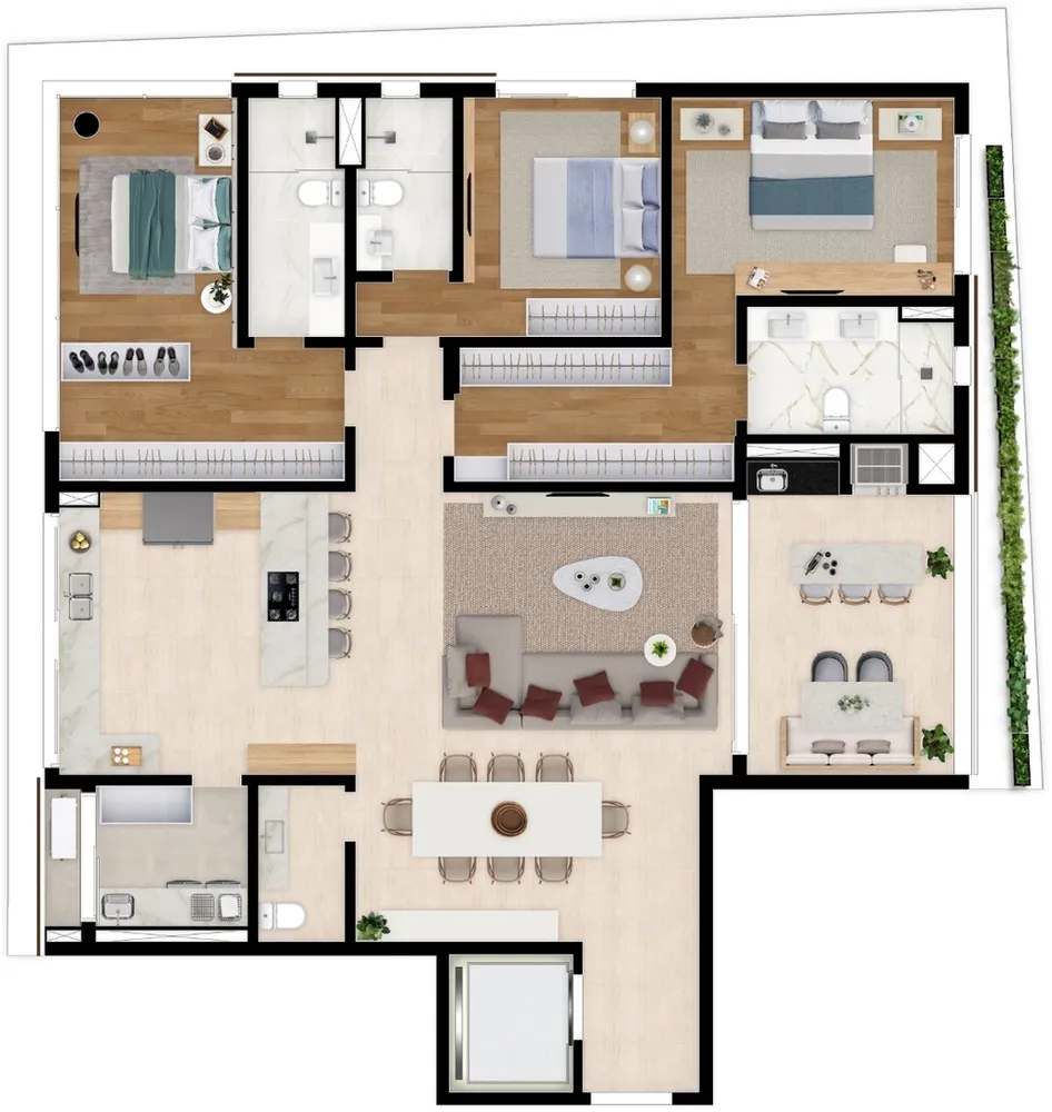 Apartamento, 3 quartos, 191 m² - Foto 17