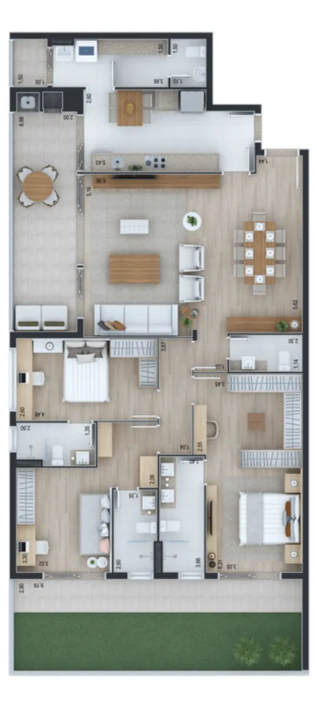 Cobertura, 3 quartos, 312 m² - Foto 10