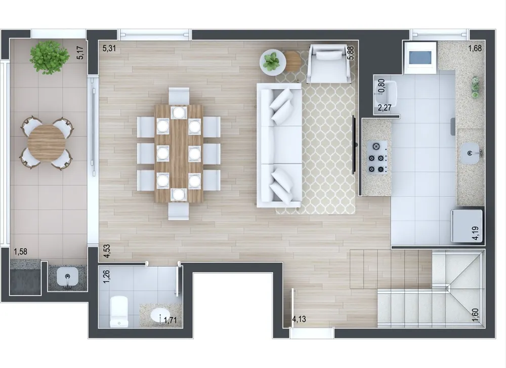 Apartamento, 2 quartos, 79 m² - Foto 11