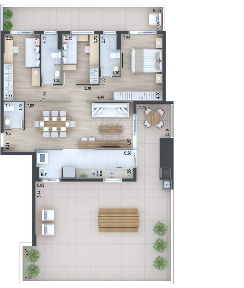 Apartamento, 2 quartos, 79 m² - Foto 15