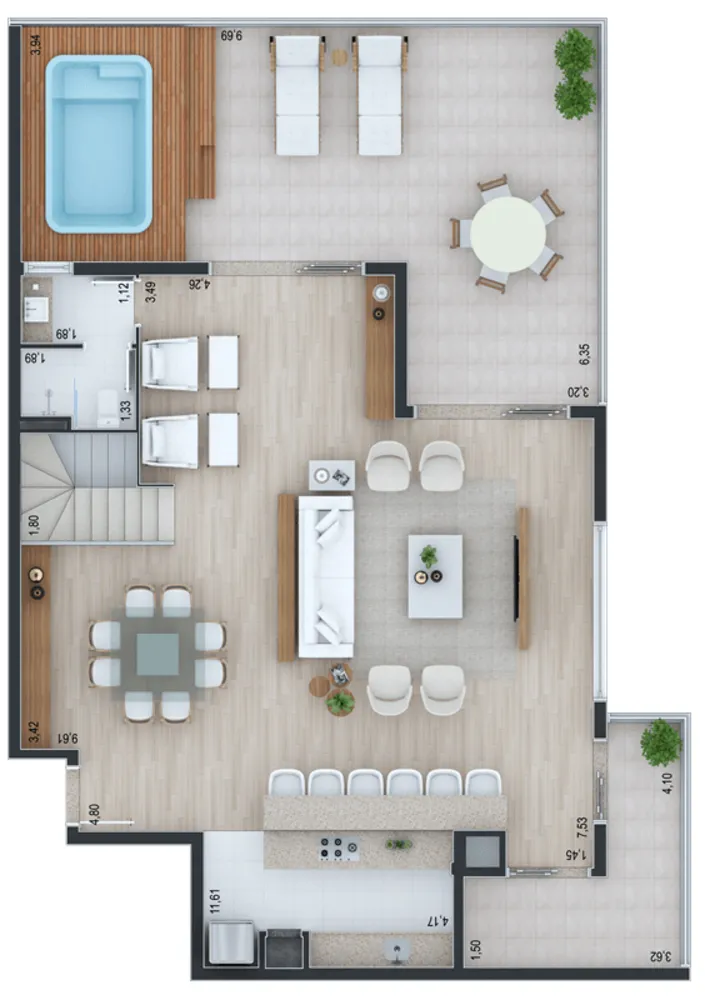 Cobertura, 3 quartos, 284 m² - Foto 15