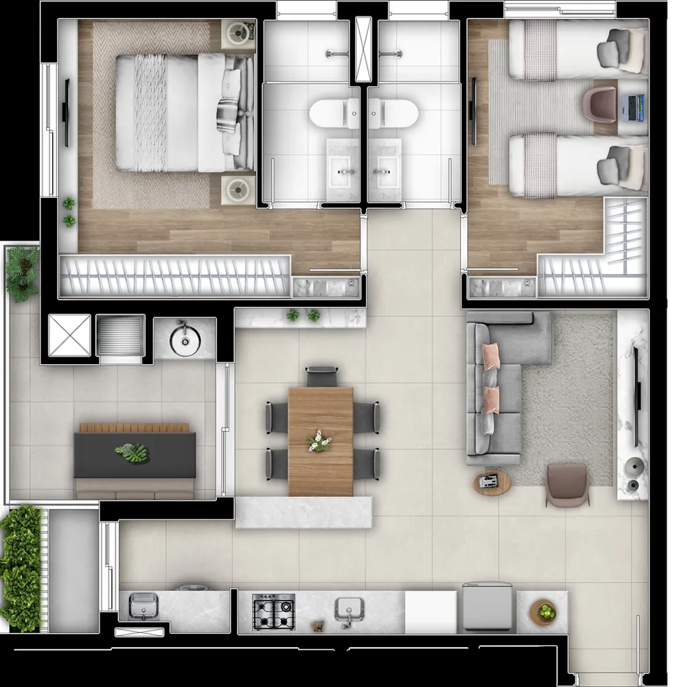 Apartamento, 3 quartos, 154 m² - Foto 5