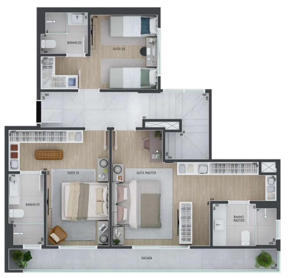 Apartamento, 3 quartos, 129 m² - Foto 12