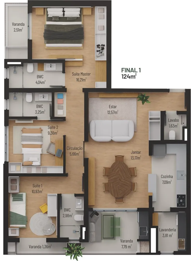 Cobertura, 3 quartos, 154 m² - Foto 11