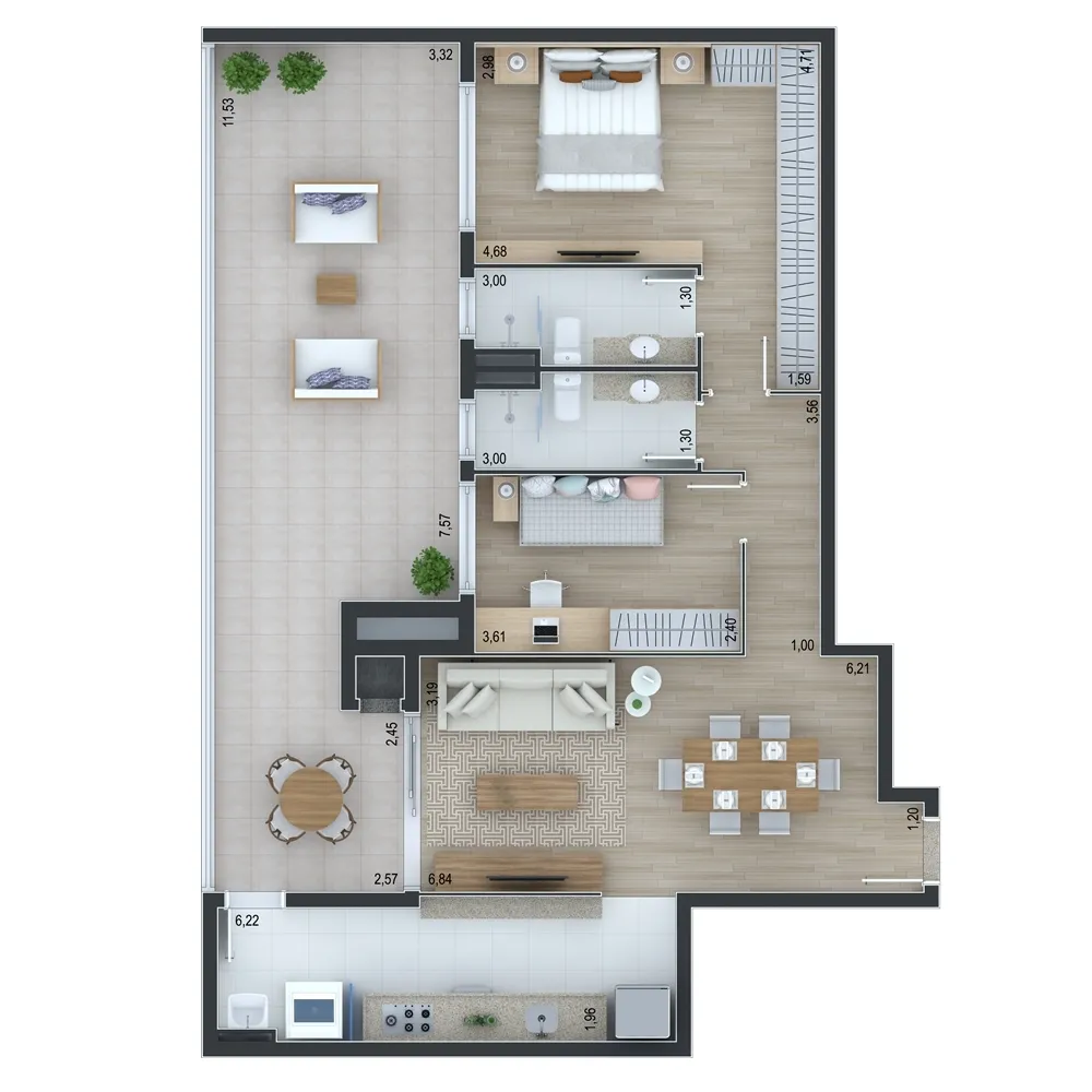 Apartamento, 2 quartos, 90 m² - Foto 15