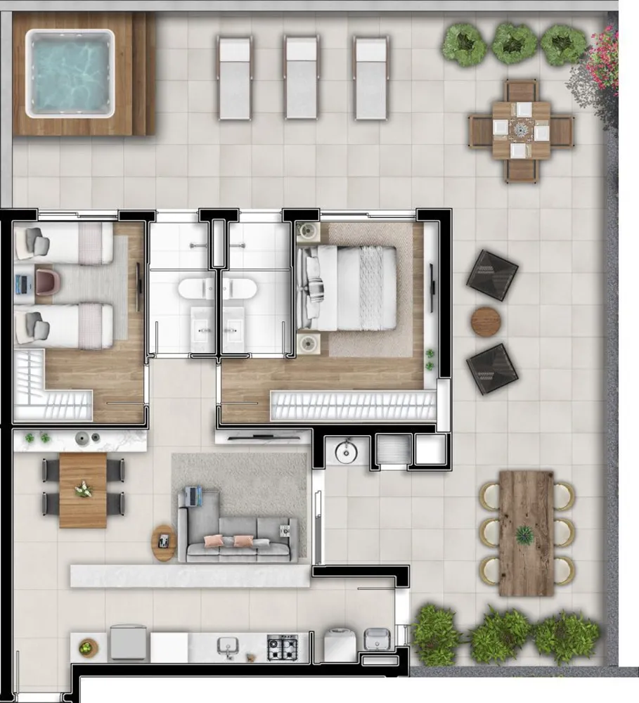 Apartamento, 3 quartos, 88 m² - Foto 9