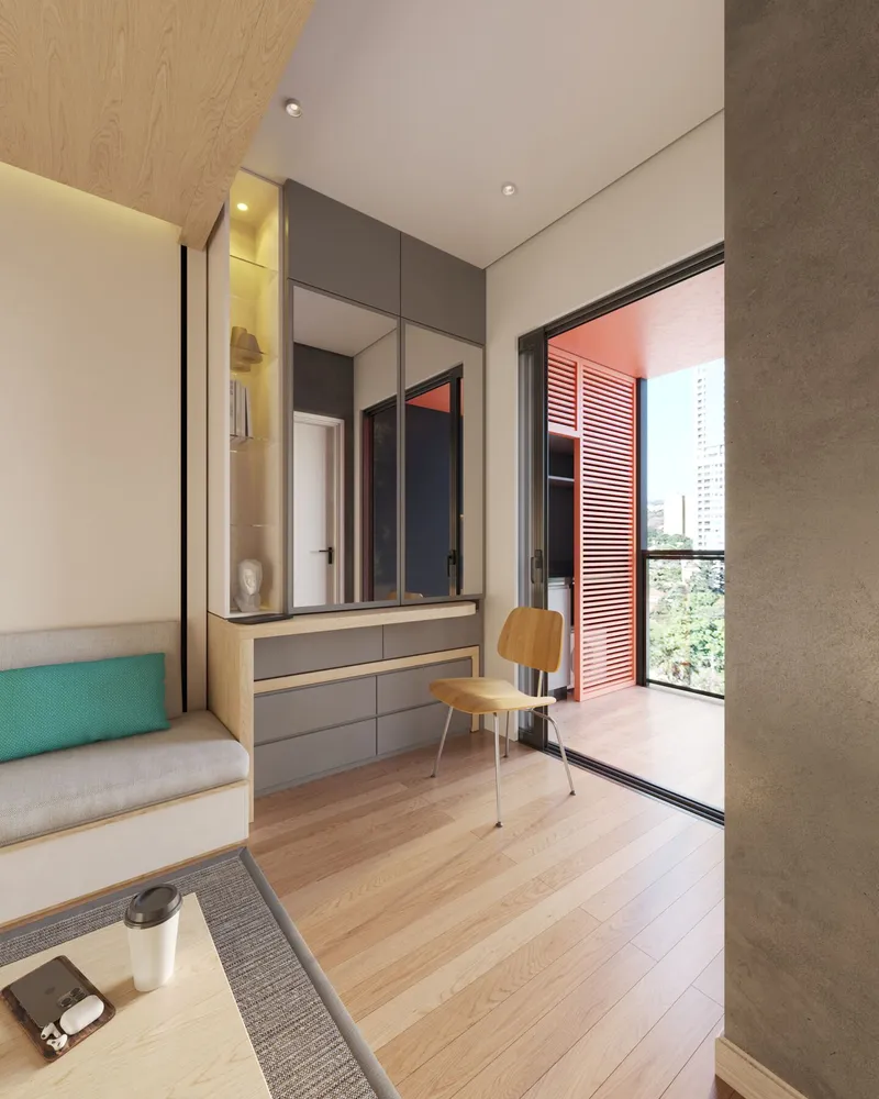 Apartamento, 1 quarto, 19 m² - Foto 9