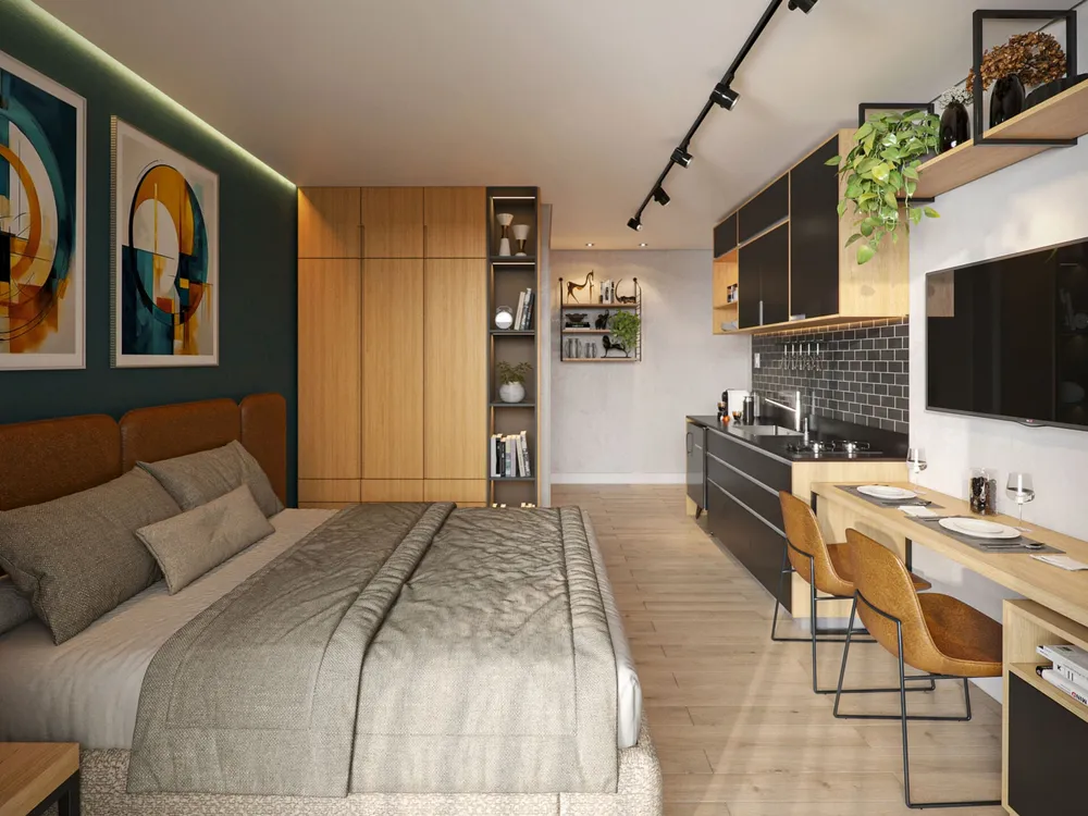 Apartamento, 1 quarto, 22 m² - Foto 4