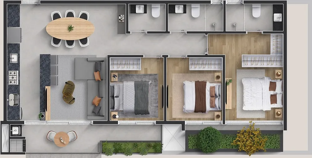 Cobertura, 2 quartos, 94 m² - Foto 4
