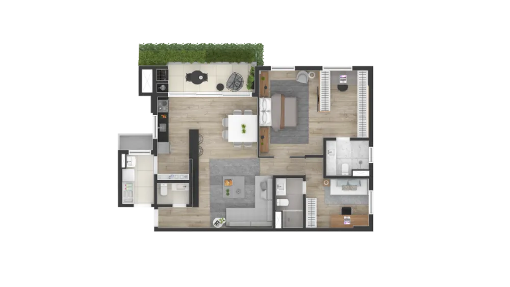 Apartamento, 3 quartos, 106 m² - Foto 6