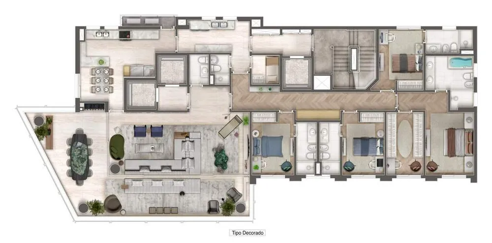 Apartamento, 4 quartos, 293 m² - Foto 9