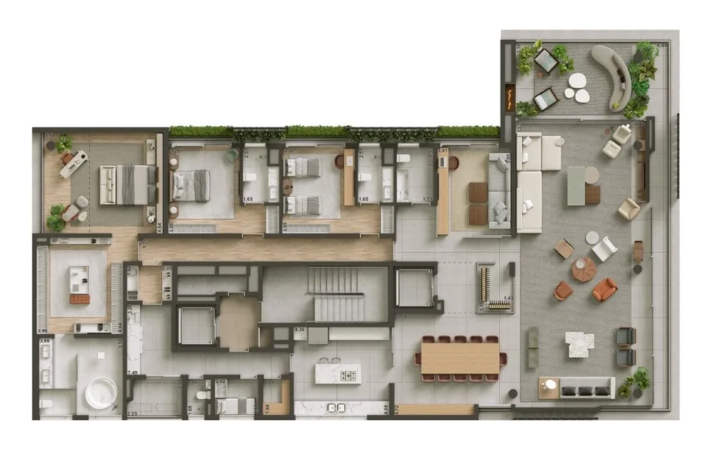 Apartamento, 4 quartos, 398 m² - Foto 14
