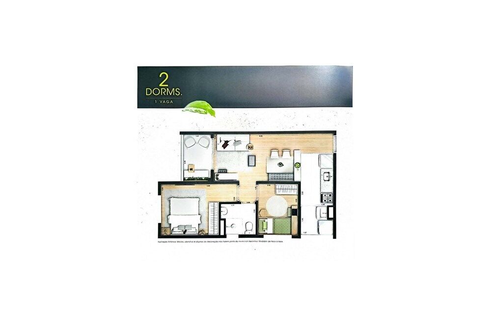 Apartamento, 2 quartos, 45 m² - Foto 8
